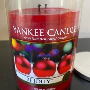 Yankee Candle: Retired scent, 22oz
"Be Jolly" with double wick. Burned once.